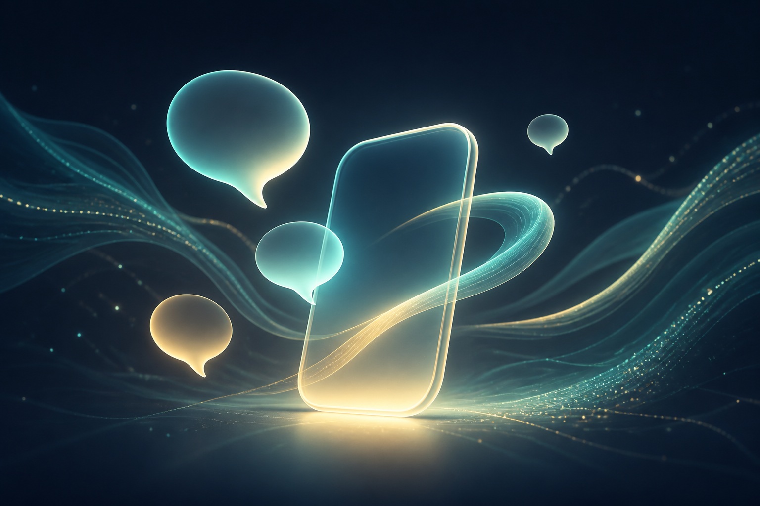 Abstract conversational artificial intelligence product visualization