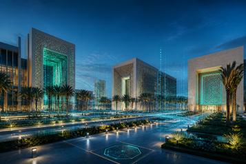 Public sector and government artificial intelligence visualization
